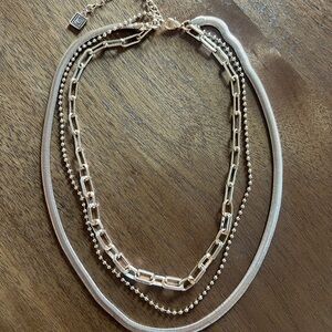 Layered Gold-Tone Women's Necklace Set